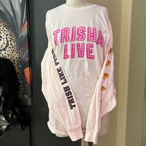 Trisha Live Blinged Long Sleeve Tour Tee